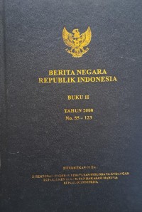 Image of BERITA NEGARA REPUBLIK INDONESIA TAHUN 2008 No. 55-123